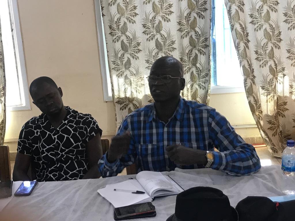 Bwiam Hospital staff audience